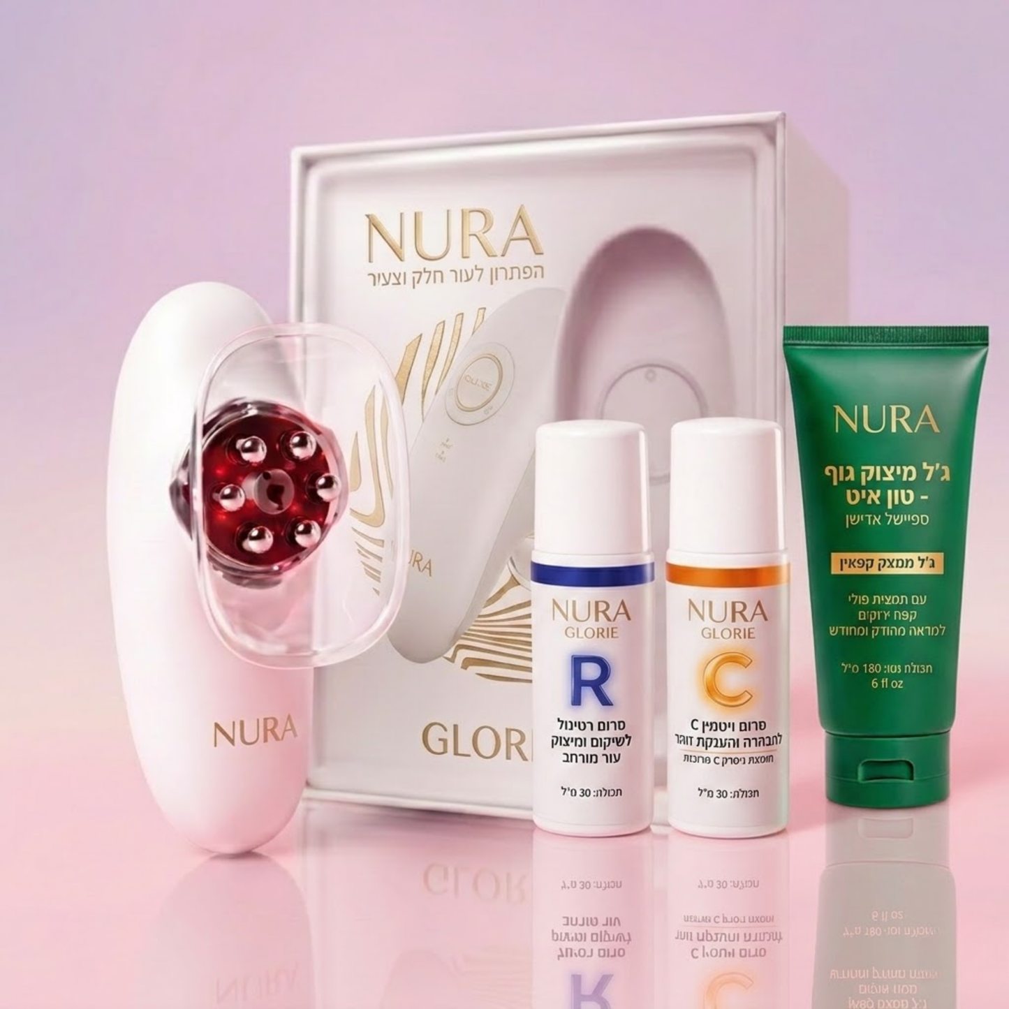 NURA™ הפתרון לעור חלק וצעיר